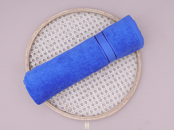 Plain Blue Turkey Towel