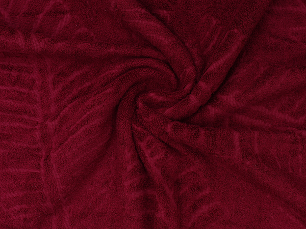 Allover Design Burgundy Red Turkey Towel