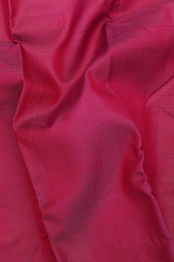 Kanchipuram Silk Saree In Berry Purple With Stripes Design