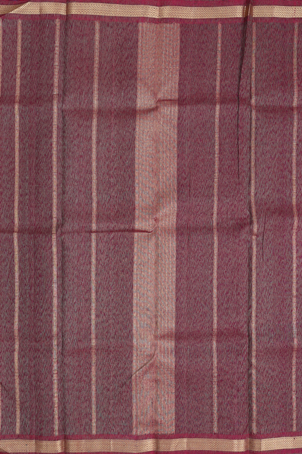 Kanchipuram Silk Saree In Multicolor With Stripes Design