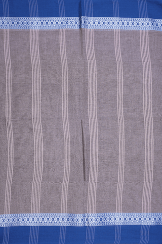 Threadwork Border Plain Dusty Purple Bengal Cotton Saree
