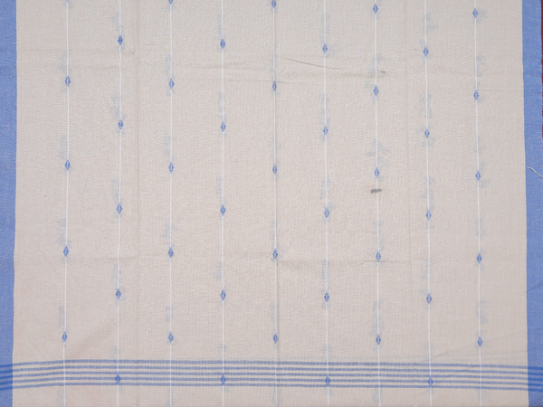 Threadwork Buttas Blue Cotton Salwar Material