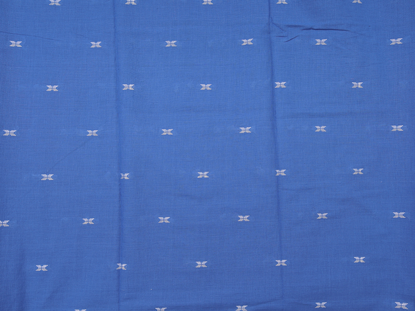 Threadwork Buttas Blue Cotton Salwar Material