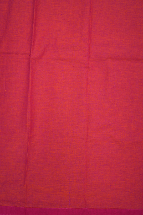 Threadwork Buttas Magenta Chettinadu Half Saree Material