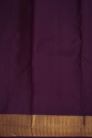 Threadwork Buttas Spiced Orange Kanchipuram Silk Saree