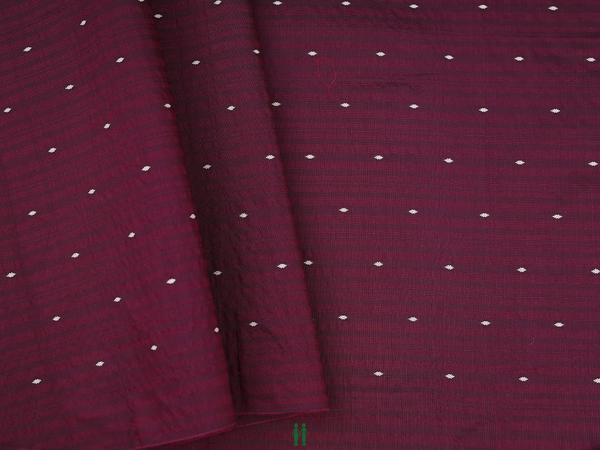 Threadwork Buttis Plum Purple Raw Silk Blouse Material