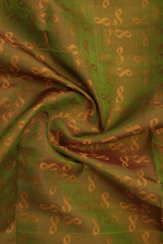 Threadwork Design Dual Tone Kanchipuram Silk Dupatta