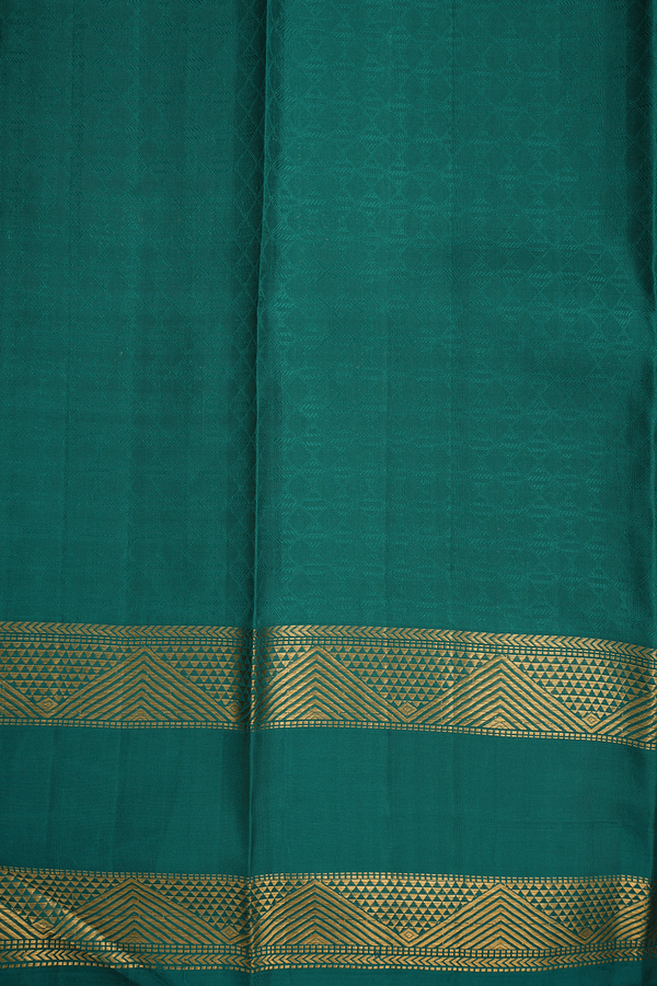 Threadwork Design Dual Tone Kanchipuram Silk Saree