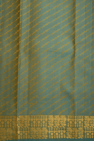 Threadwork Design Dual Tone Kanchipuram Silk Saree