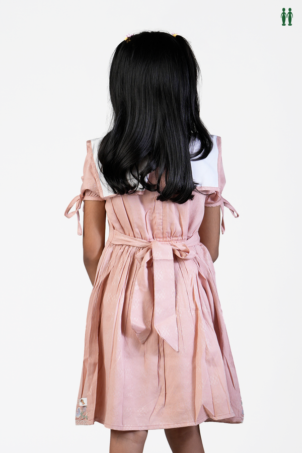 Threadwork Design Dusty Rose Cotton Frock