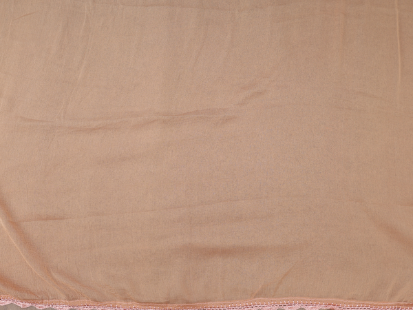 Threadwork Design Orange Cotton Unstitched Salwar Material