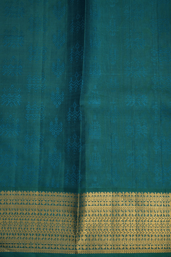 Threadwork Motifs Pastel Pink Kanchipuram Silk Saree
