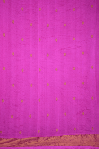 Tie And Dye Design Dark Pink Bandhani Silk Saree