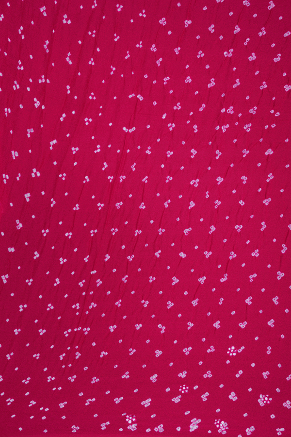 Tie And Dye Design Shades Of Pink Bandhani Silk Saree