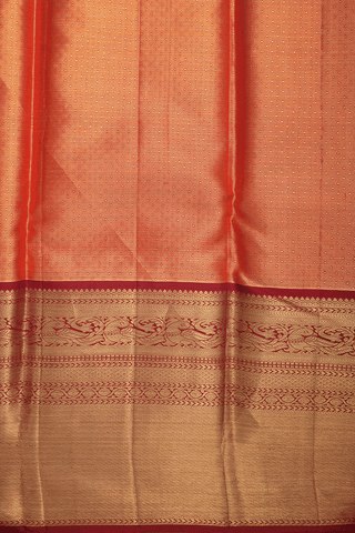 Traditional Border Gold Tissue Kanchipuram Silk Saree