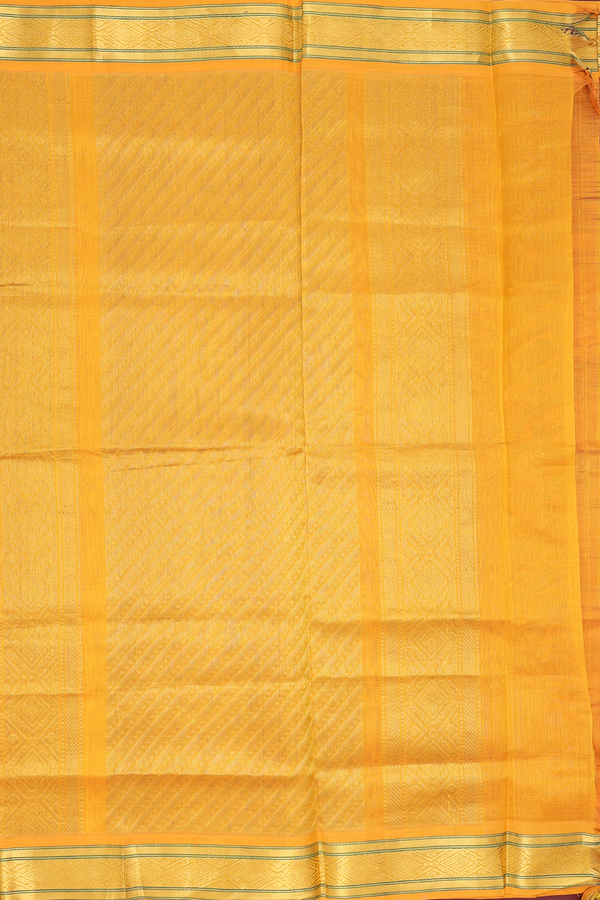 Traditional Silk Cotton Saree In Pink With Checks Design