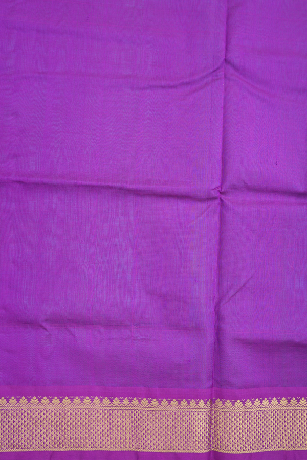 Traditional Silk Cotton Saree Aqua Green With Paisley Buttas