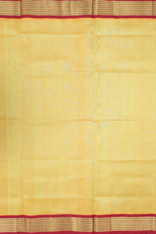 Traditional Silk Cotton Saree Dual Tone With Contrast Border