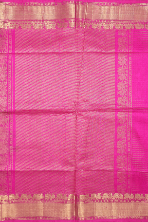 Traditional Silk Cotton Saree In Beige With Checks Design