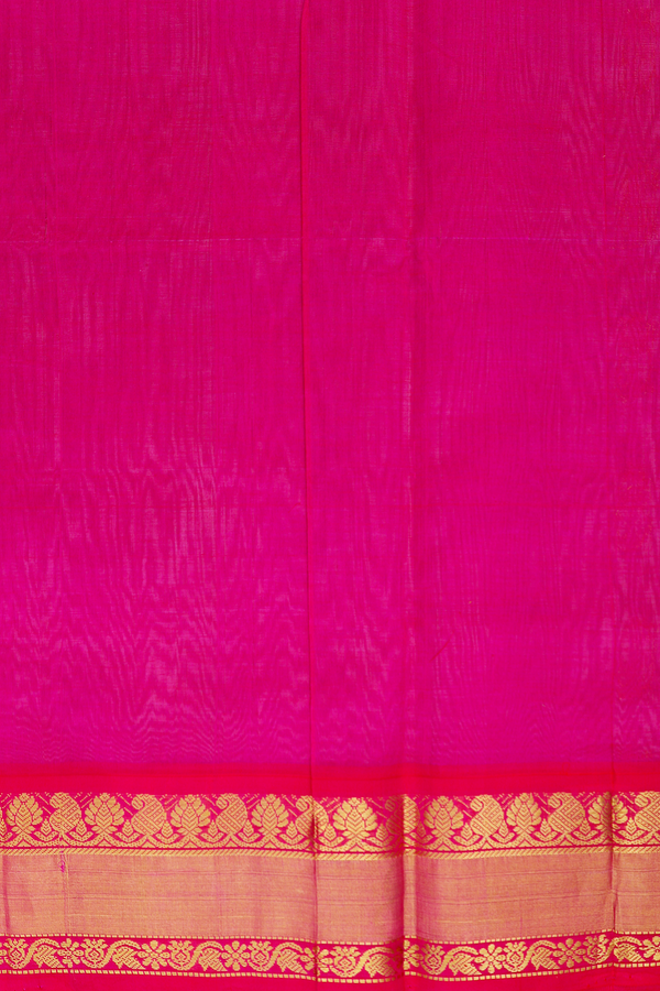 Traditional Silk Cotton Saree In Grey With Paisley Buttas