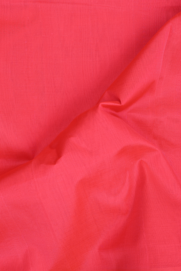 Traditional Silk Cotton Saree In Pink With Contrast Border