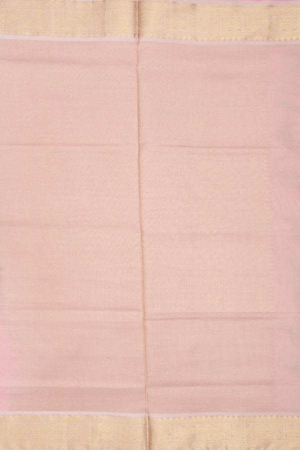 Traditional Silk Cotton Saree In Pink With Malli Moggu Buttas