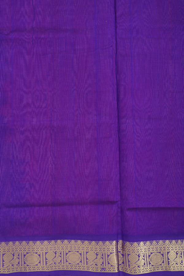 Traditional Silk Cotton Saree In Pink With Paisley Buttas