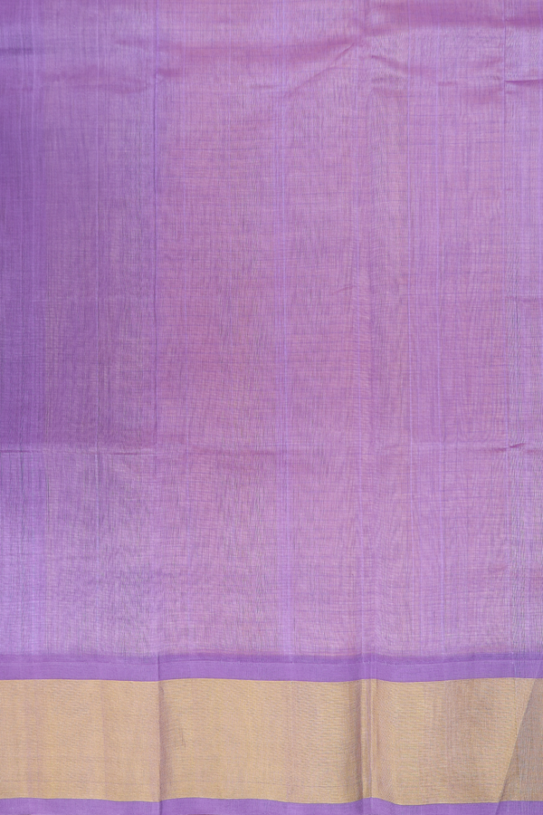 Traditional Silk Cotton Saree In Tan Brown With Checks Design