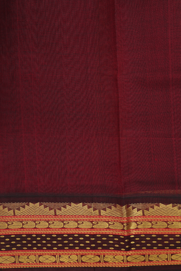 Traditional Silk Cotton Saree In Yellow With Contrast Border