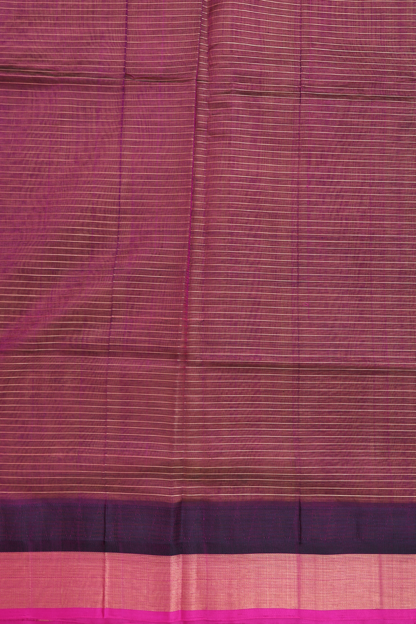 Traditional Silk Cotton Saree In Yellow With Checks Design
