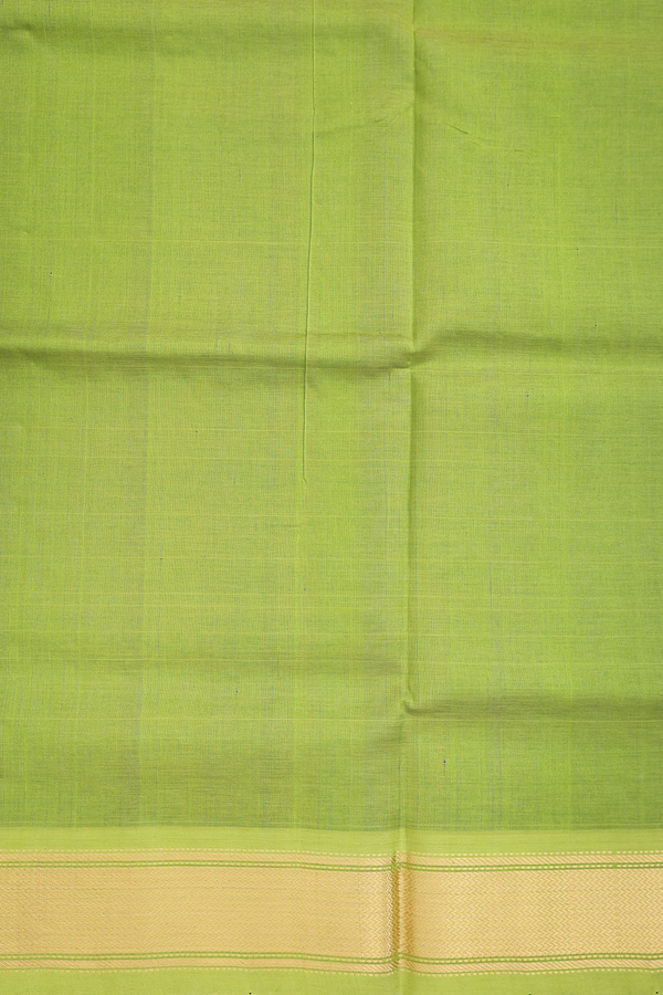 Traditional Silk Cotton Saree Royal Blue With Paisley Buttas