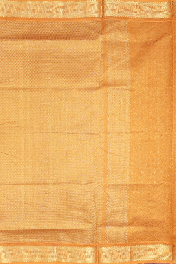 Traditional Silk Cotton Saree Royal Blue With Scallop Design