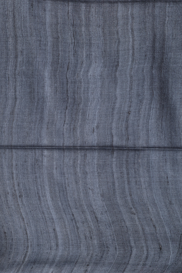 Tussar Madhubani Silk Saree In Aegean Blue With Warli Design