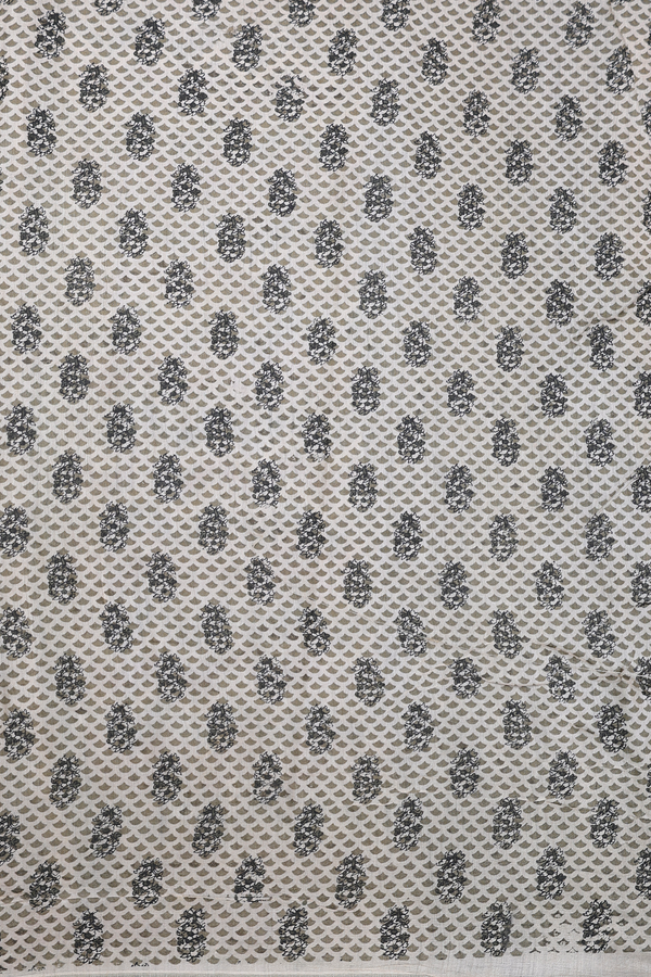 Tussar Silk Saree In Beige With Allover Design