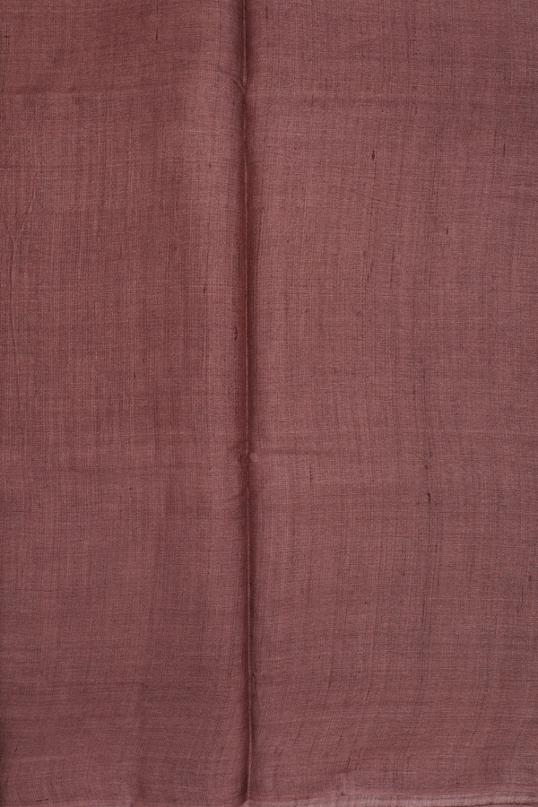 Tussar Silk Saree In Beige With Floral Printed Design