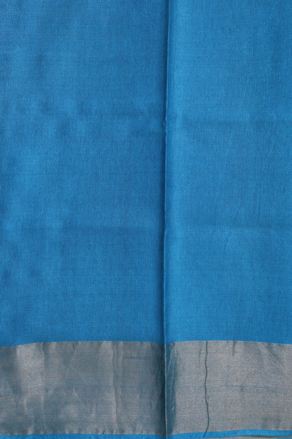 Tussar Silk Saree In Black And White With Stripes Design