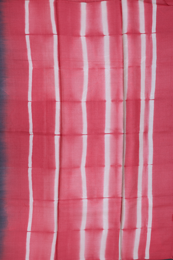 Tussar Silk Saree In Black With Shibori Design