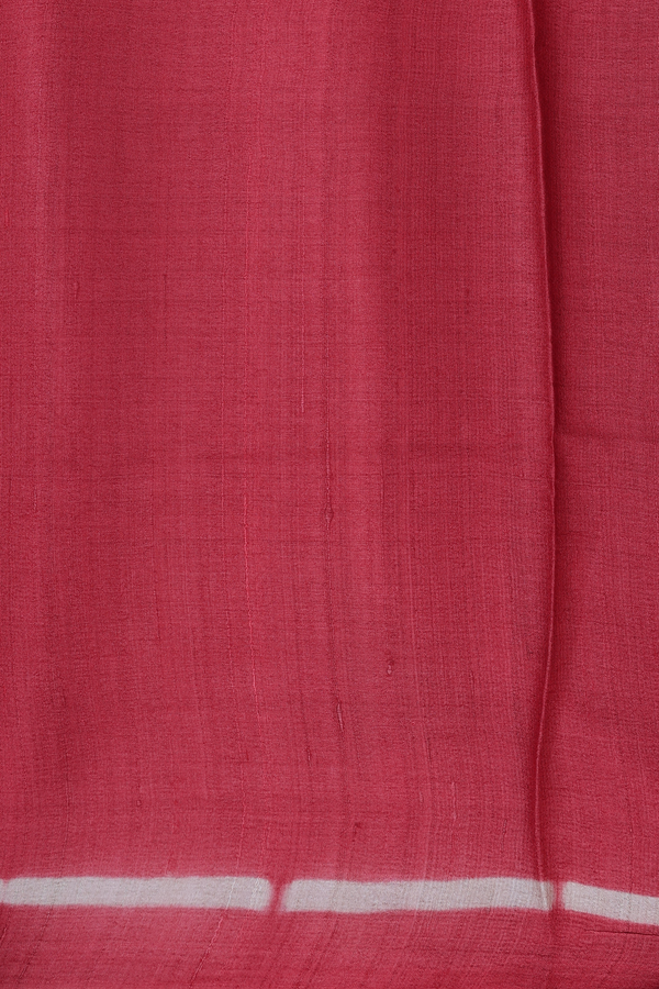 Tussar Silk Saree In Black With Shibori Design