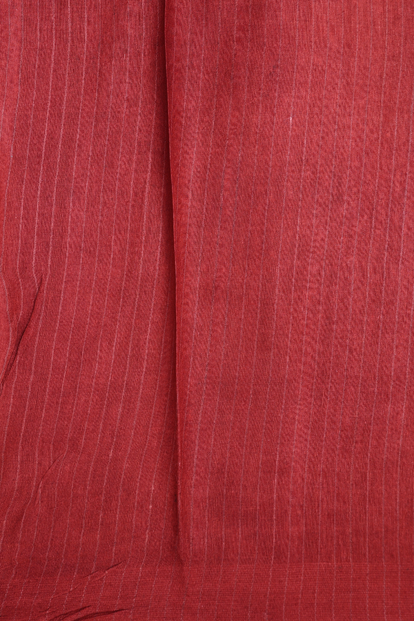 Tussar Silk Saree In Brown With Diamond Design