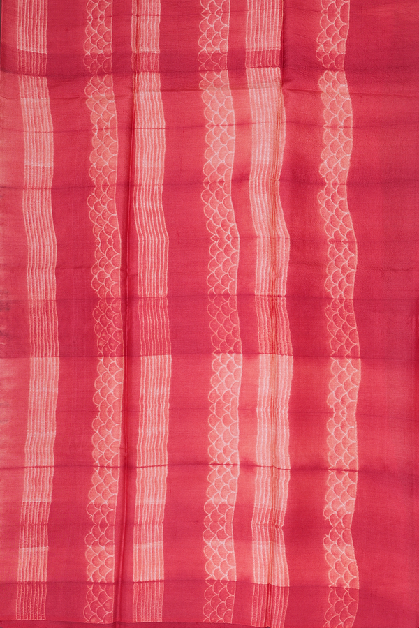 Tussar Silk Saree In Charcoal Grey With Shibori Design
