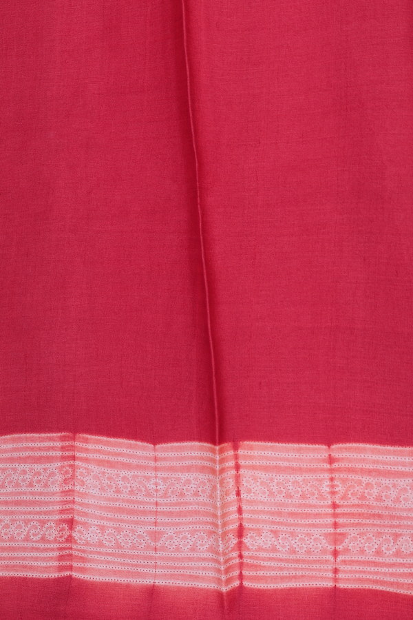 Tussar Silk Saree In Charcoal Grey With Shibori Design
