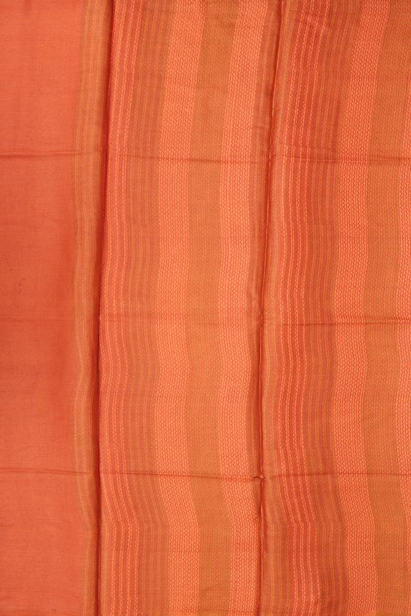 Tussar Silk Saree In Cream Color With Floral Motifs