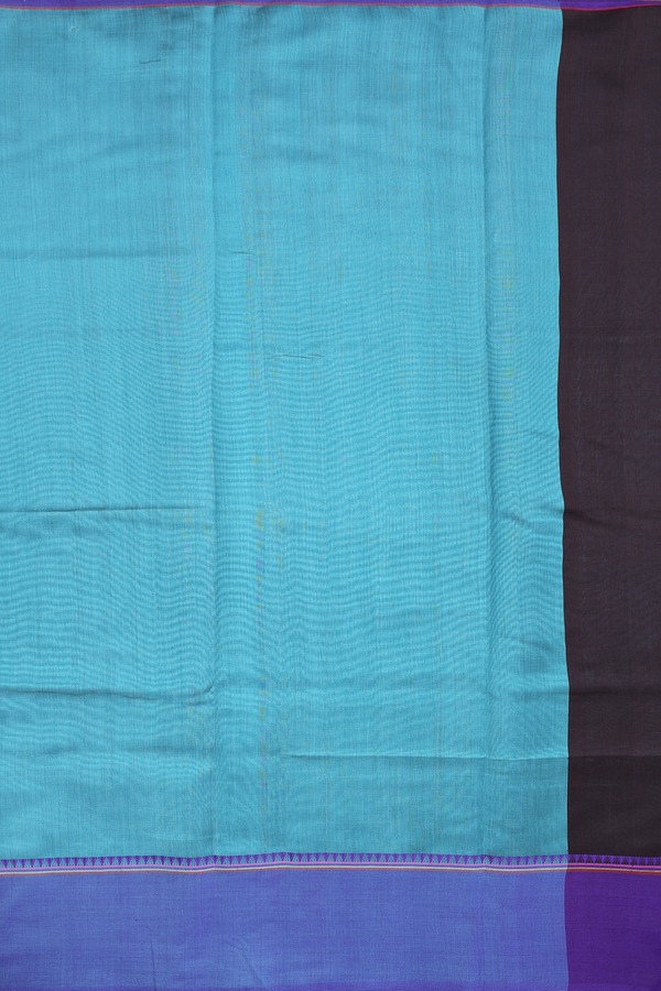 Tussar Silk Saree In Dark Oak Brown With Contrast Border