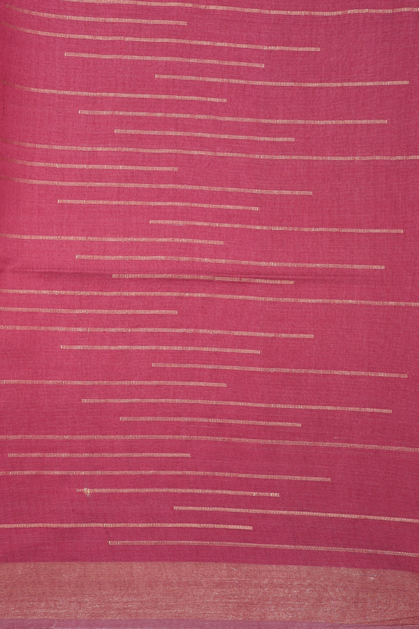 Tussar Silk Saree In Multicolor With Chevron Design
