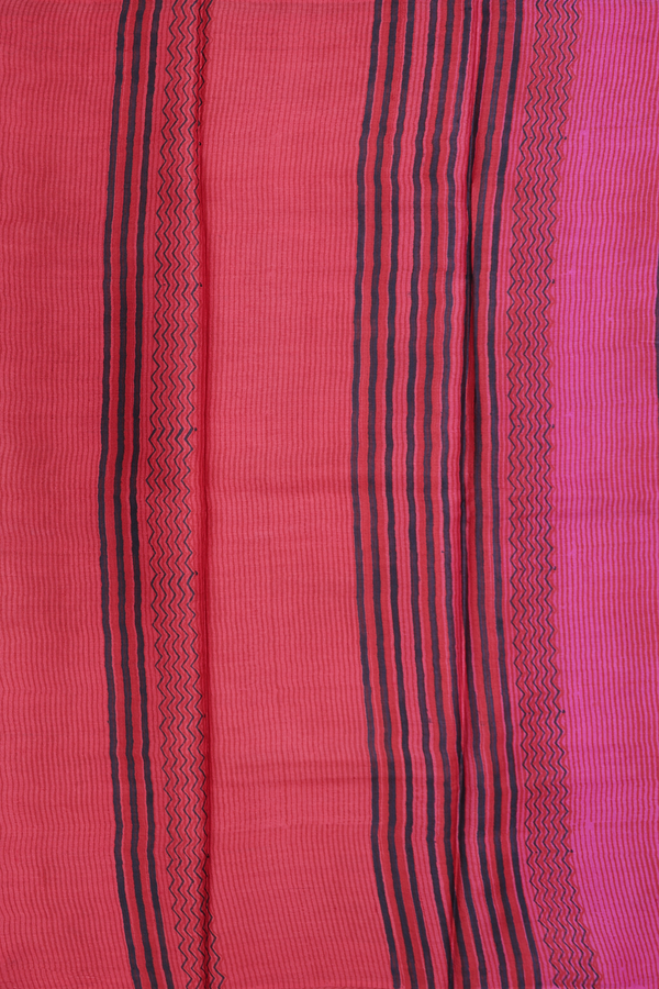 Tussar Silk Saree In Oxford Grey With Leaf Design