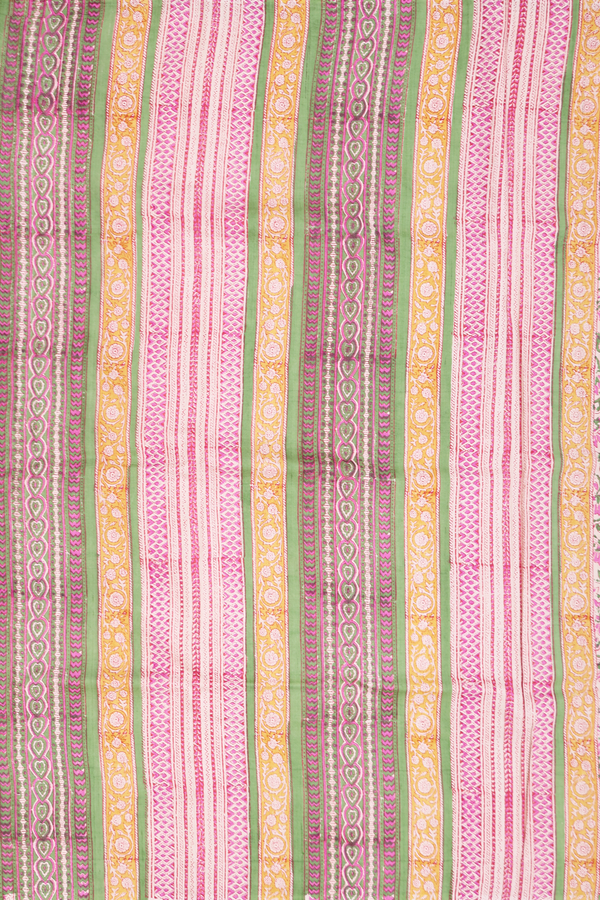 Tussar Silk Saree In Ivory With Floral Printed Design