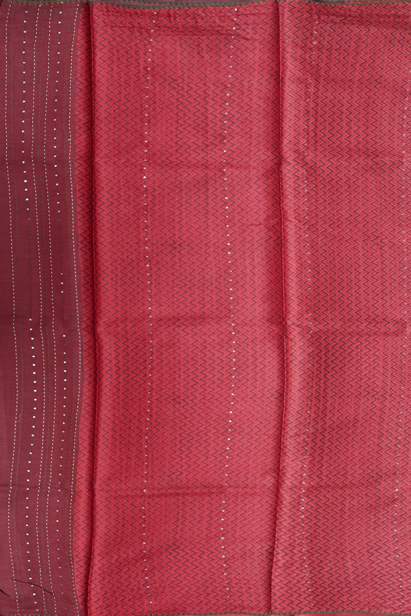 Tussar Silk Saree In Pastel Green With Printed Design