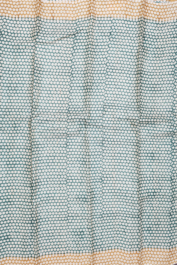 Tussar Silk Saree In Pine Green With Printed Design