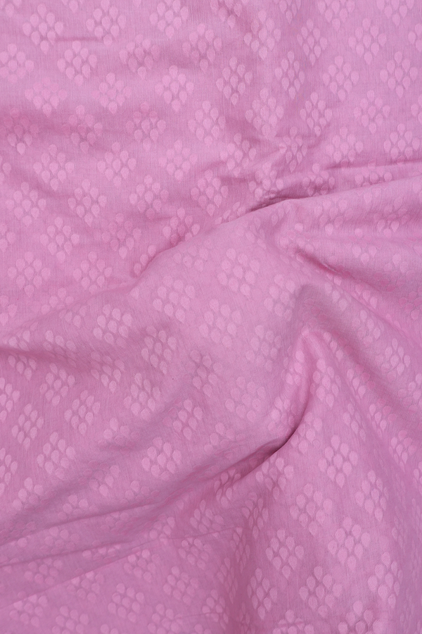 Tussar Silk Saree In Pink With Threadwork Design