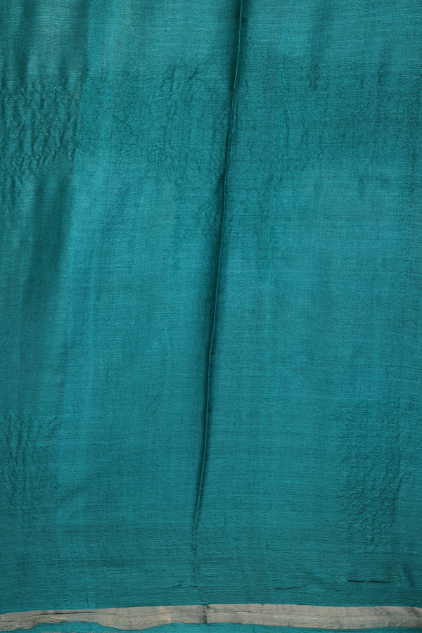 Tussar Silk Saree In Pink With Zari Buttas